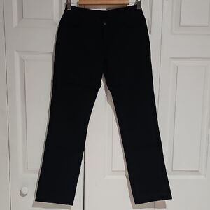 Express Stretch Black Straight Leg Pants – Size 3/4 Regular